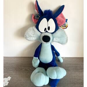 NWT VNTG Furrball 20” Tiny Toon Adventures Plush Toy Warner Bros APPLAUSE RARE